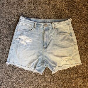 American Eagle Light Blue Denim Shorts